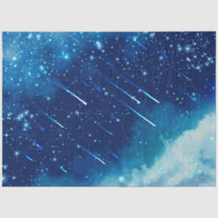 Design der Blue Galaxy Serie 6 Seidenpapier
