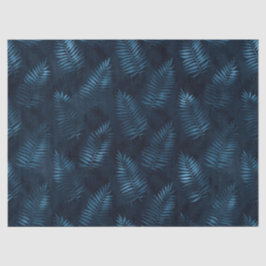 Design der Blue und Gold Leopard Serie 12 Seidenpapier