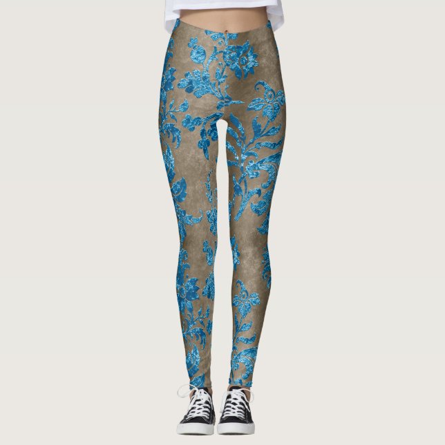 Design der Blue Velvet Serie 3 Leggings (Vorderseite)