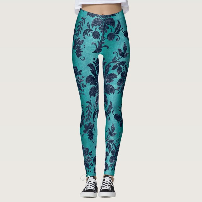Design der Blue Velvet Serie 7 Leggings (Vorderseite)
