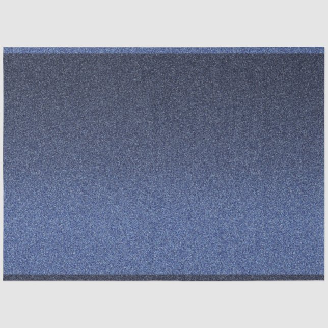 Design der Blue Winter Glitzer Serie 1 Seidenpapier (Vorderseite)