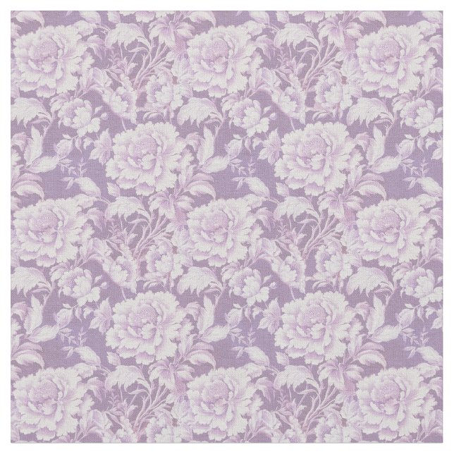 Design der Blume Weiß/violett Stoff (Nahaufnahme)