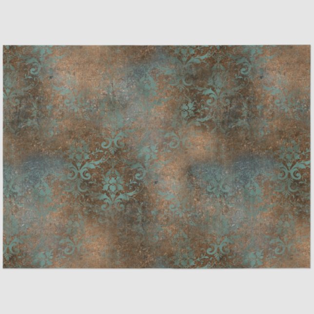 Design der Boho Skull-Serie 11 Seidenpapier (Vorderseite)