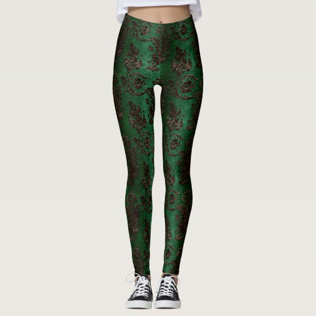 Design der Bronze Velvet Serie 10 Leggings (Vorderseite)