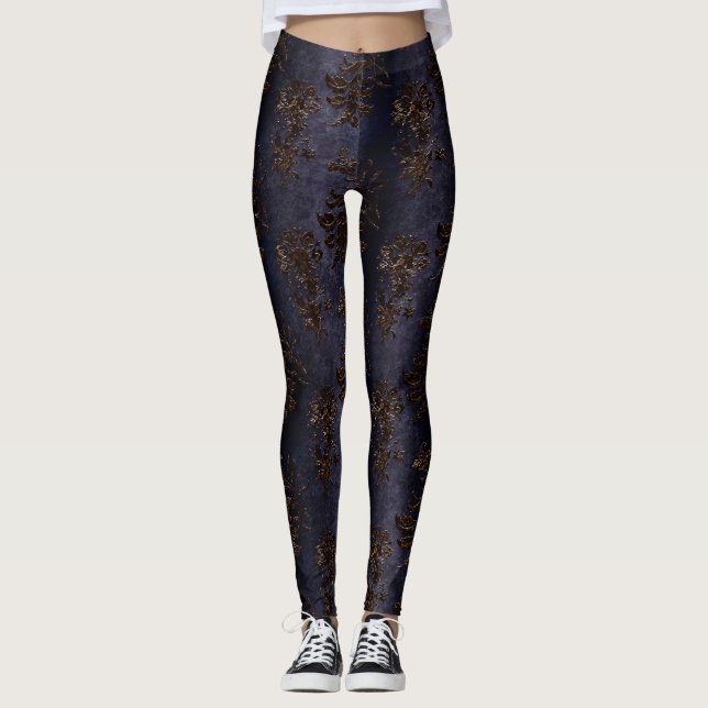 Design der Bronze-Velvet-Serie 2 Leggings (Vorderseite)