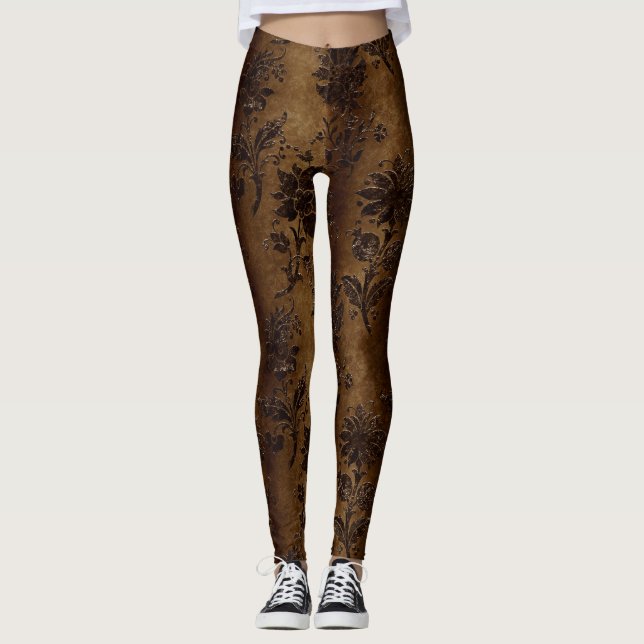 Design der Bronze-Velvet-Serie 8 Leggings (Vorderseite)