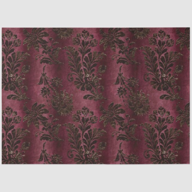 Design der Bronze-Velvet-Serie 9 Seidenpapier (Vorderseite)