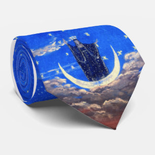 Design der Bühne für Mozarts Oper Magic Flute Krawatte