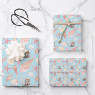 Design der By the Sea-Serie  Geschenkpapier Set