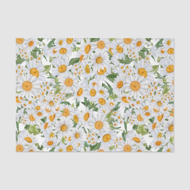 Design der Chamomile-Serie 12 Seidenpapier (Vorderseite)