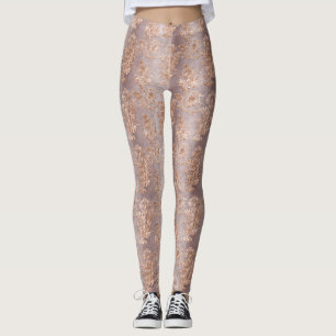 Design der Champagner-Velvet-Serie 6 Leggings