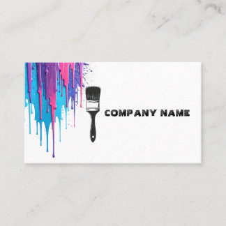 Design der Creative Painter Business Card Visitenkarte