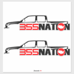 Design der Crew 355Nation Aufkleber