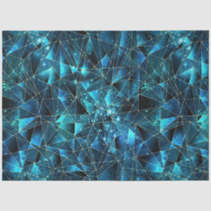 Design der Crystal-Serie um Mitternacht 9 Seidenpapier