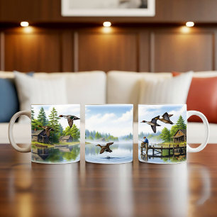 Design der digitalen Tasse für Nördliche Nadelbäum