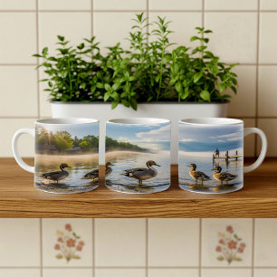 Design der digitalen Tasse für Nördliche Nadelbäum