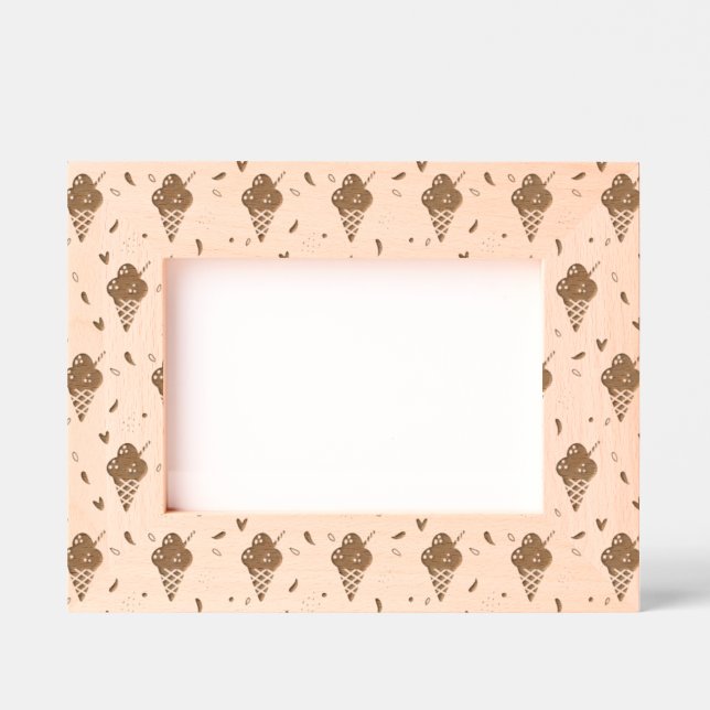 Design der Eiscreme Geätzte Rahmen (Vorderseite)