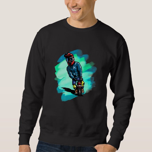 Design der elektrischen Einradfarben Sweatshirt (Vorderseite)