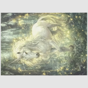 Design der Emerald Forest Fairy Series #3 Seidenpapier