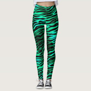 Design der Emerald- und Gold Safari-Serie 10 Leggings