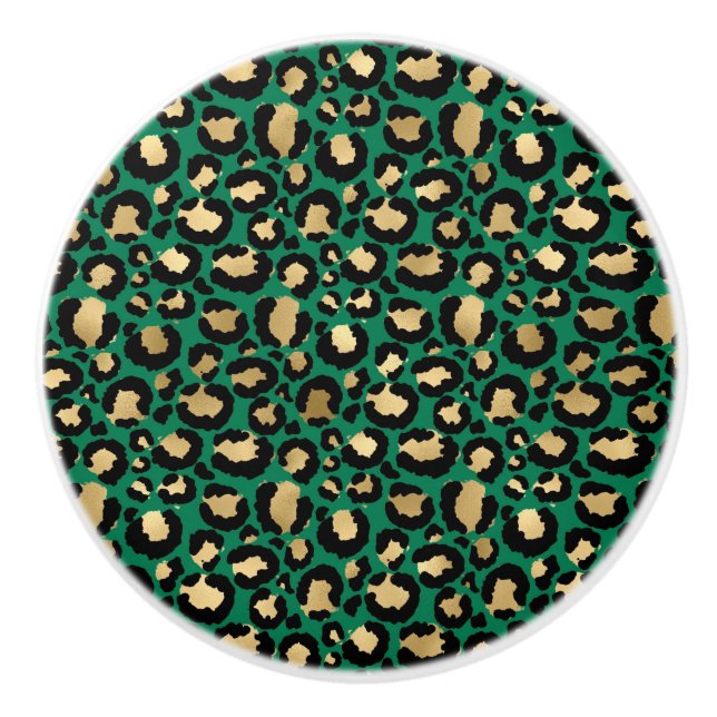 Design der Emerald- und Gold-Safari-Serie 3 Keramikknauf (Vorderseite)