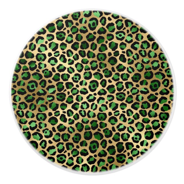 Design der Emerald- und Gold-Safari-Serie 8 Keramikknauf (Vorderseite)