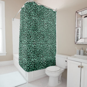 Design der Emerald- und Gold-Safari-Serie 9 Duschvorhang