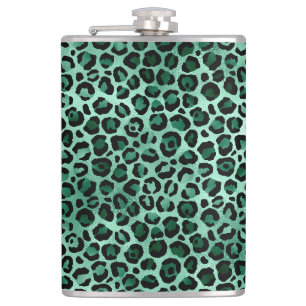 Design der Emerald- und Gold-Safari-Serie 9 Flachmann