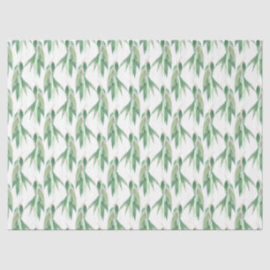 Design der Eukalyptus-Wasserfarben-Serie 18 Seidenpapier