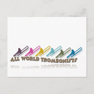 Design der Facebook-Posaune Postkarte