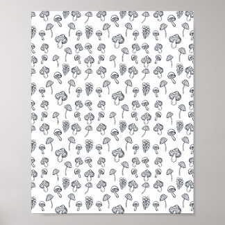 Design der Farbseiten für Erwachsene Poster