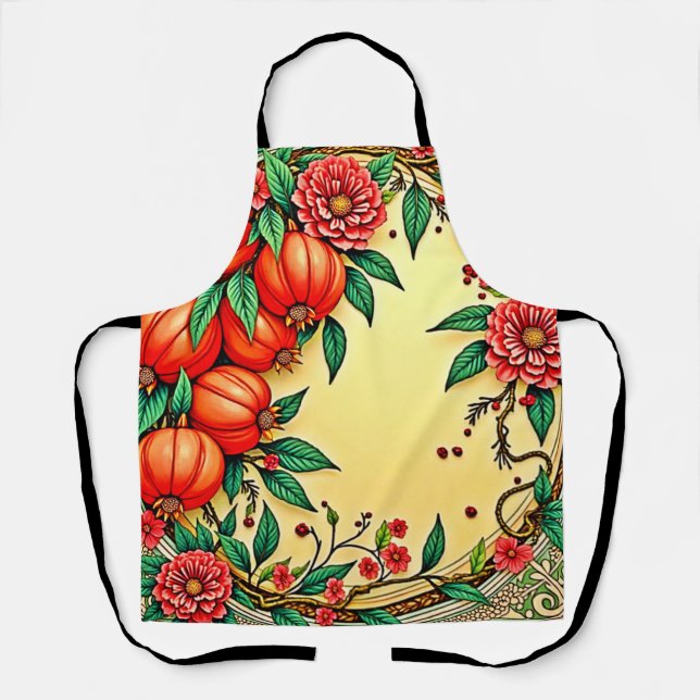 Design der FestivalflorIllustration Schürze (Vorderseite)