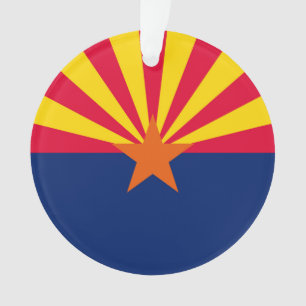 Design der Flagge des Bundesstaates Arizona Ornament