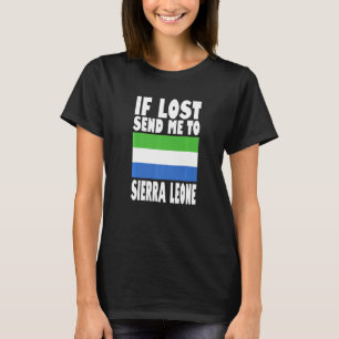 Design der Flagge von Sierra Leone Wenn verloren,  T-Shirt