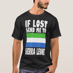 Design der Flagge von Sierra Leone Wenn verloren, T-Shirt