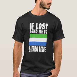 Design der Flagge von Sierra Leone Wenn verloren,  T-Shirt