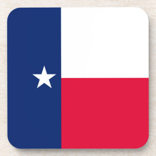Design der Flaggen des Texas-Zustands Getränkeuntersetzer