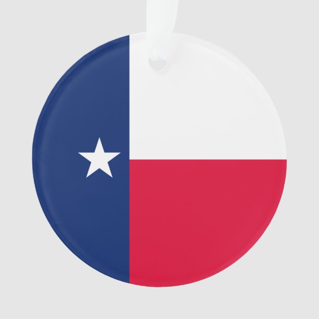 Design der Flaggen des Texas-Zustands Ornament (Vorderseite)