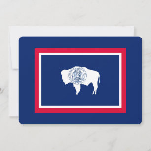 Design der Flaggen des Wyoming-Zustands