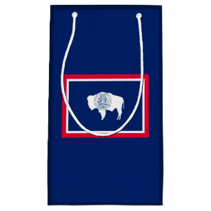 Design der Flaggen des Wyoming-Zustands Kleine Geschenktüte