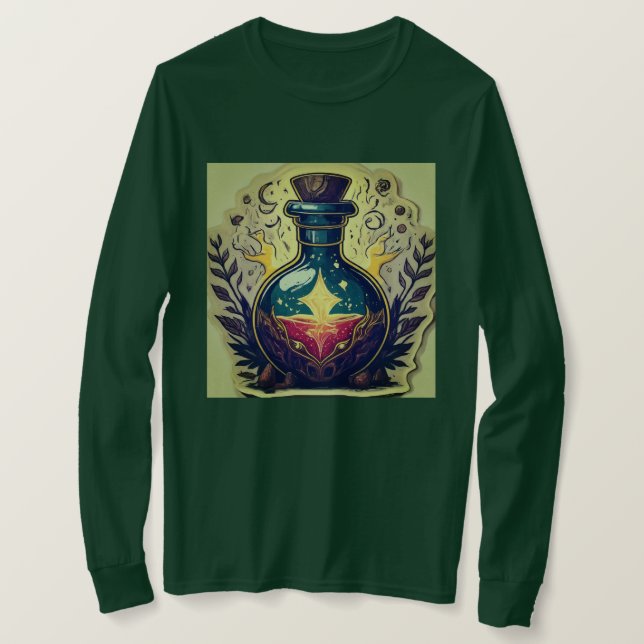 Design der Flasche T-Shirt (Design vorne)