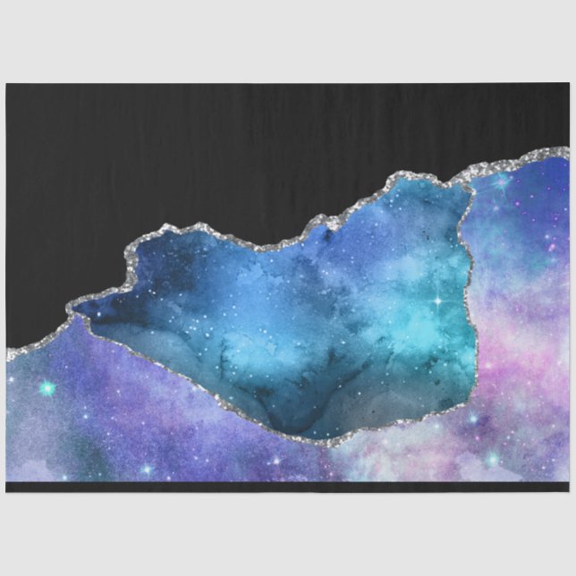 Design der Galaxy Agate Serie 17 Gewebepapier Seidenpapier (Vorderseite)
