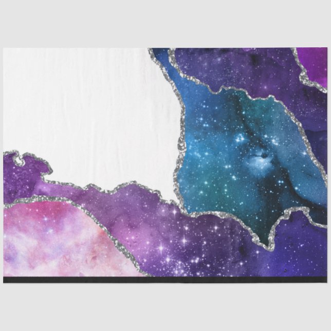 Design der Galaxy Agate Serie 19 Gewebepapier Seidenpapier (Vorderseite)