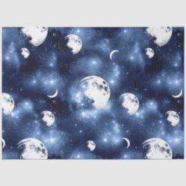 Design der Galaxy Moon Serie 7 Seidenpapier