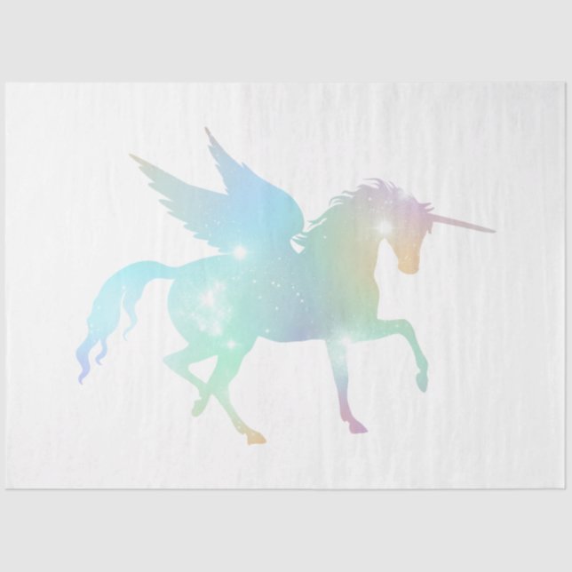 Design der Galaxy Unicorn Serie 19 Seidenpapier (Vorderseite)