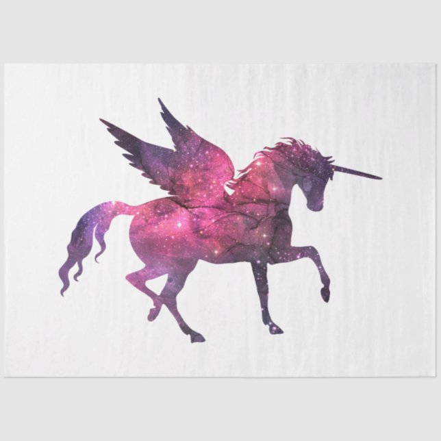 Design der Galaxy Unicorn Serie 8 Seidenpapier (Vorderseite)
