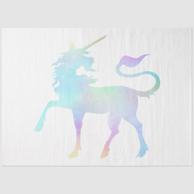 Design der Galaxy Unicorn Serie 9 Seidenpapier (Vorderseite)