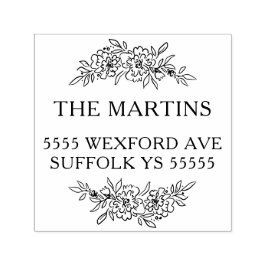 Design der Garlands-Adresse Permastempel