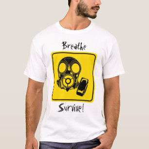 Design der Gasmaske Männer-T - Shirt