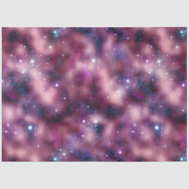 Design der glänzenden Galaxy-Serie 12 Seidenpapier (Vorderseite)